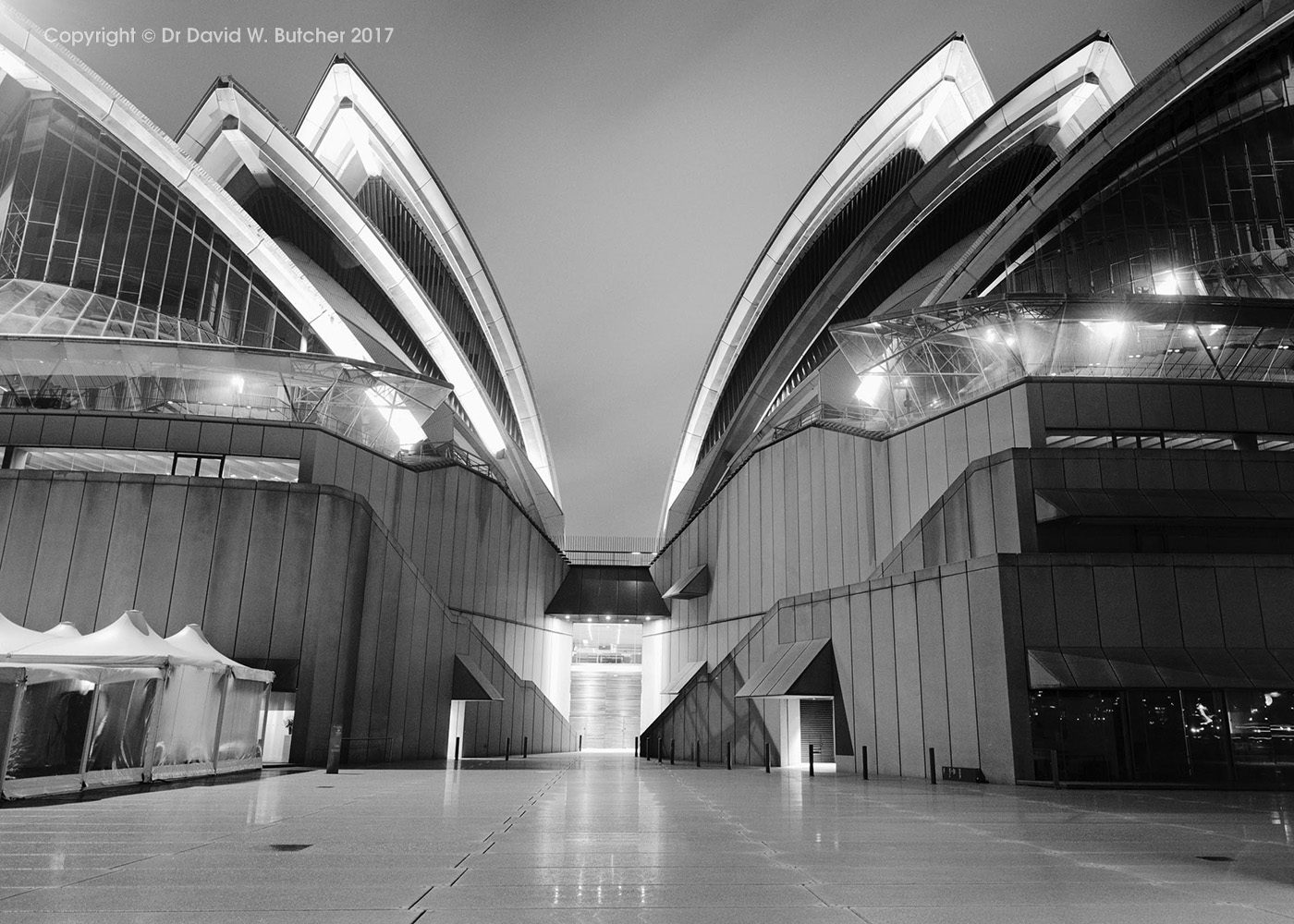 Sydney Opera House from The Rear at Night, Australia - Dave Butcher