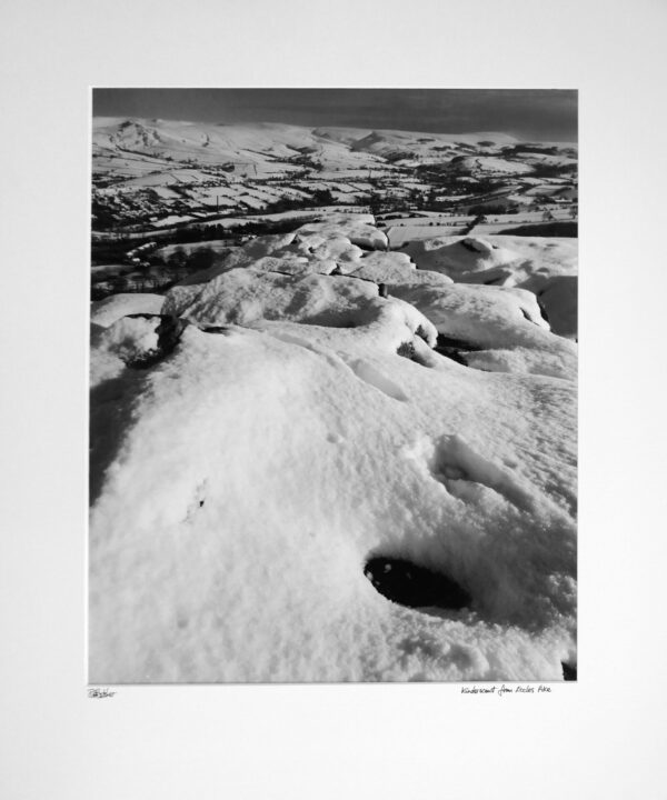 View from Eccles Pike to Kinderscout between Whaley Bridge and Chapel-en-le-Frith, Peak District.