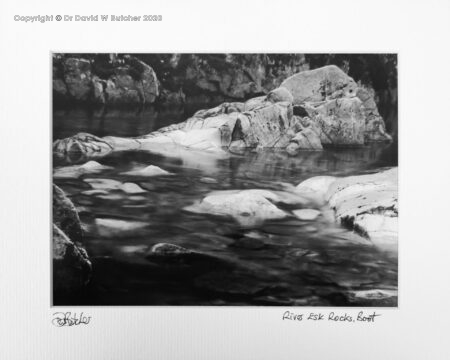 River Esk and rocks near Stanley Ghyll (Dalegarth) Falls in Eskdale near Boot, Lake District England