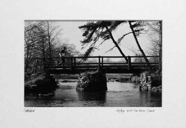 Bridge over River Dove, Wolfscote Dale near Beresford Dale and Hartington, Peak District